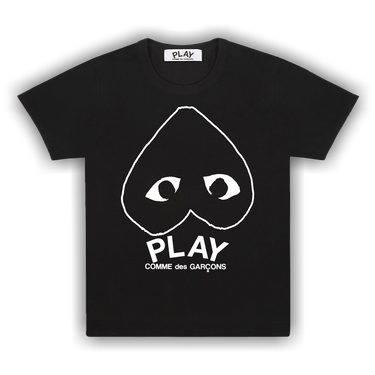 Buy Comme des Garçons PLAY Inverted Big Heart T-Shirt 'Black' - AZ