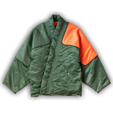 Buy Kapital MA-1 Nylon Kesa Sham Bomber Jacket 'Khaki
