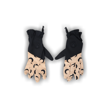 Buy Marine Serre Color-Block Moon Gloves 'All Over Moon Tan