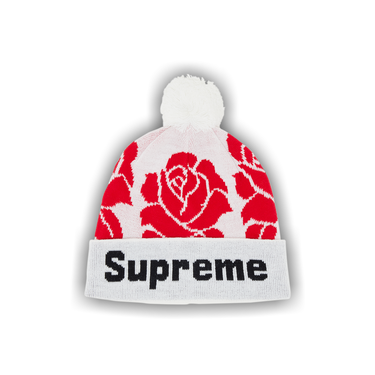 Buy Supreme Rose Beanie 'White' - FW22BN52 WHITE | GOAT DE