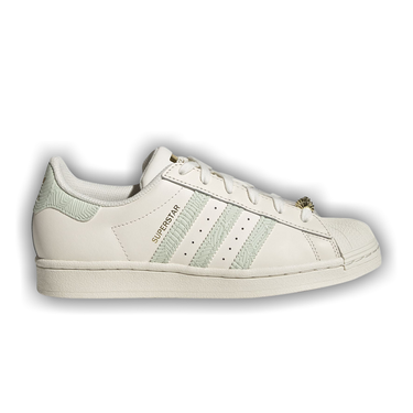 adidas gazelle silver green womens Adidas Unisex Superstar 82 Cloud White / Collegiate Green / Collegiate Green  Low Top Sneakers main image 1