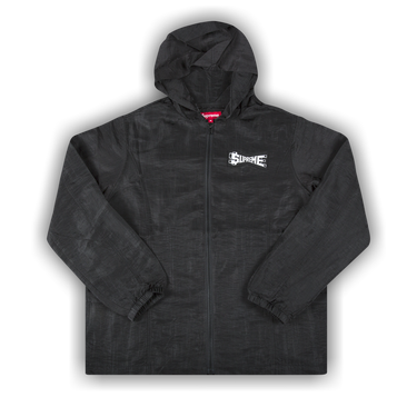 Buy Supreme Skew Hooded Nylon Jacket 'Black' - SS17J49 BLACK | GOAT