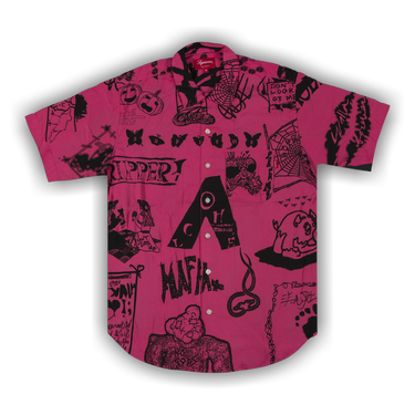 Buy Supreme Dream Rayon Shirt 'Raspberry' - SS17S31 RASPBERRY | GOAT
