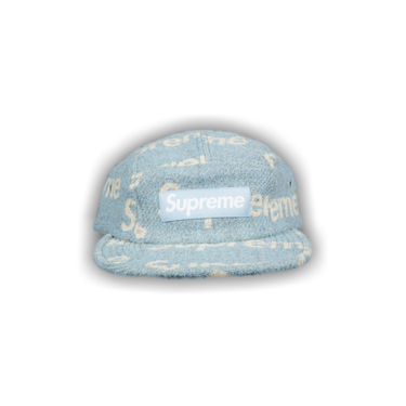 supreme camp cap harristweed ターコイズブルー Supreme Harris Tweed Camp Cap (FW18) - $54