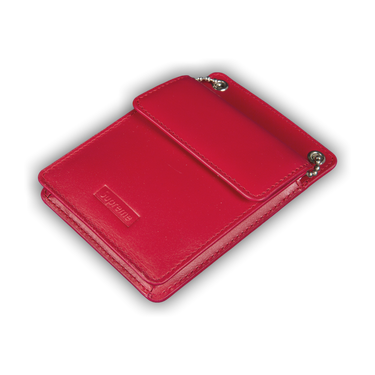 Buy Supreme Leather ID Holder and Wallet 'Red' - FW18A30 RED