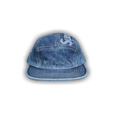 Buy Supreme Top Logo Denim Camp Cap 'Blue' - FW19H62 BLUE | GOAT