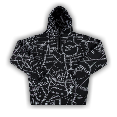 Buy Supreme Gonz Embroidered Map Hooded Sweatshirt 'Black