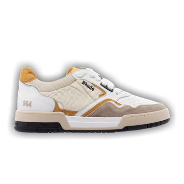 Buy Rhude Racing Sneaker 'White Mustard' - RHFW22FO10604
