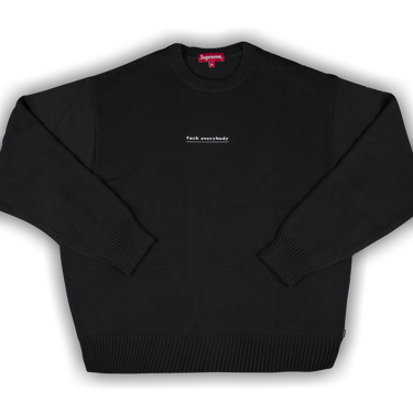 k*o様 supreme19SS FuckEverybodySweaterコット Supreme Fuck Everybody Sweater (SS19) - $148