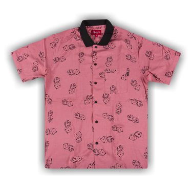 XL 名作　Supreme Dice Rayon S/S Shirt 19SS Buy Supreme Dice Rayon Short-Sleeve Shirt 'Pink' - SS19S26 PINK