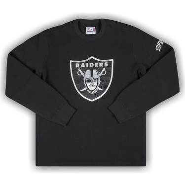 Buy Supreme x NFL Raiders '47 Thermal 'Black' - SS19KN60