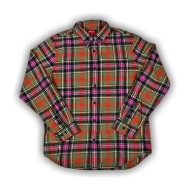 Buy Supreme Tartan Flannel Shirt 