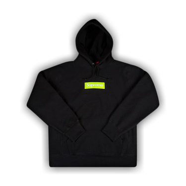 Buy Supreme Box Logo Hooded Sweatshirt 'Black' - FW17SW10