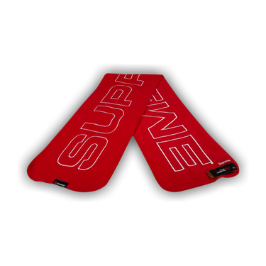 Supreme Polartec Logo Scarf 'Red' | GOAT