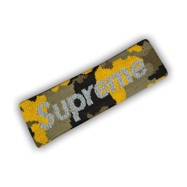 Buy Supreme x New Era Reflective Logo Headband Yellow FW17BN25
