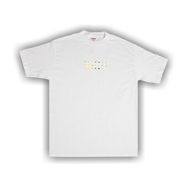 Supreme x Damien Hirst Box Logo T-Shirt 'White' | GOAT