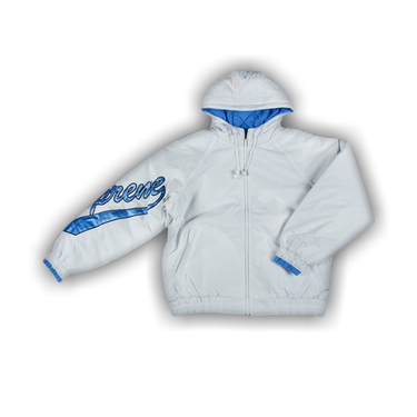 Buy Supreme Sleeve Script Sideline Jacket 'White' - SS18J24 WHITE