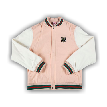 Buy Supreme x Lacoste Wool Varsity Jacket 'Peach' - SS18J3 PEACH