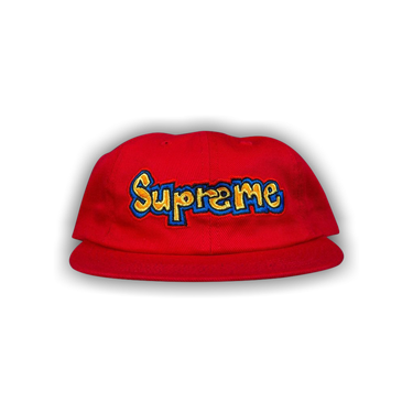 Supreme Gonz Logo 6 Panel Cap 'Red'