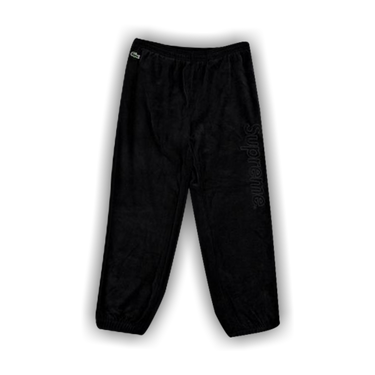 Buy Supreme x Lacoste Velour Track Pants 'Black' - SS18SW2 BLACK