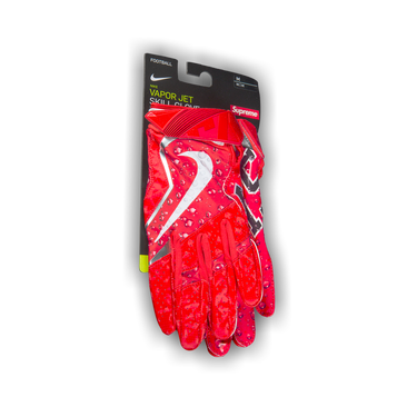 Buy Supreme x Nike Vapor Jet 4.0 Football Gloves 'Red' - FW18A64