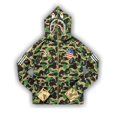 Buy BAPE x adidas SB Shark Hoodie 'Green' - DW9286 | GOAT