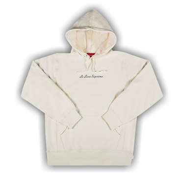パーカー Le Luxe Hooded Sweatshirt Natural Medium Buy Supreme Le Luxe Hooded Sweatshirt 'Natural' - SS19SW61 NATURAL