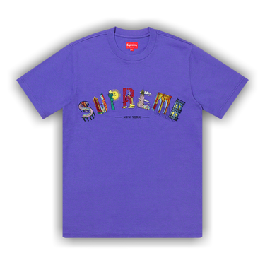 Buy Supreme City Arc Tee 'Purple' - SS19KN74 PURPLE | GOAT