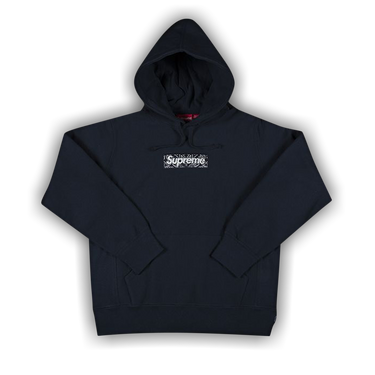 Buy Supreme Bandana Box Logo Hooded Sweatshirt 'Navy