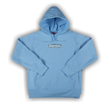 Buy Supreme Bandana Box Logo Hooded Sweatshirt 'Light Blue' - FW19SW23 LIGHT  BLUE | GOAT