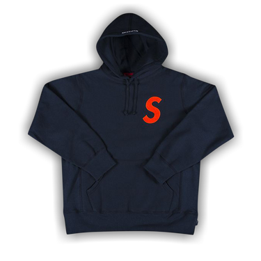 Supreme s sales logo hoodie blue
