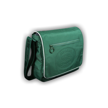 Buy Supreme x Lacoste Small Messenger Bag - FW19A14 GREEN - Green | GOAT