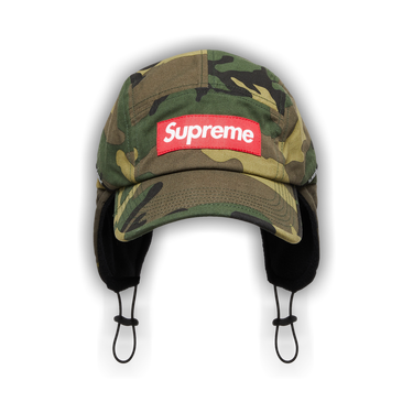 Buy Supreme Packable Ear Flap Camp Cap 'Woodland Camo' - FW22H48