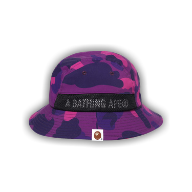 A Bathing Ape アベイシングエイプ　バケットハット パープルカモ Buy BAPE Color Camo Panel Hat 'Purple' - 1I30 181 013 PURPLE
