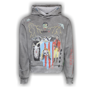 Buy Amiri x Wes Lang Blood 38 Hoodie 'Heather Grey