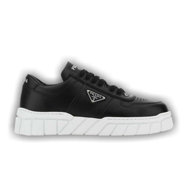 Buy Prada Leather Sneakers 'Black' - 2EE378 3LJ6 F0632 | GOAT