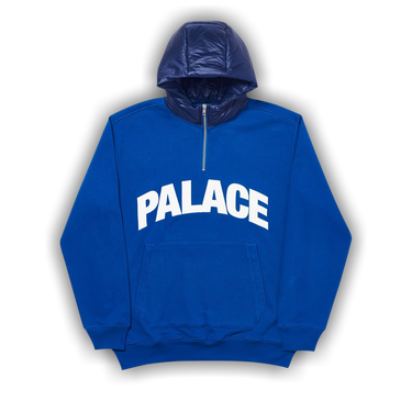 Buy Palace Puffer Hood 'Blue' - P18CS077 | GOAT