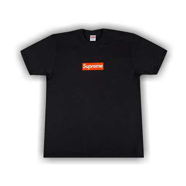 Red on black supreme box logo shop
