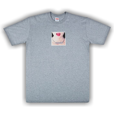 Buy Supreme Necklace Tee 'Heather Grey' - SS18T25 HEATHER GREY | GOAT