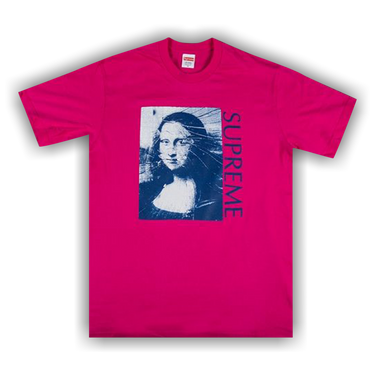 Buy Supreme Mona Lisa Tee 'Hot Pink' - SS18T50 HOT PINK | GOAT