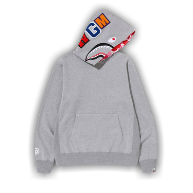 Bape Shark Hoodie Grey Bape Jacket Buy BAPE Shark Pullover Hoodie
