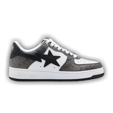 Black and white bapesta best sale