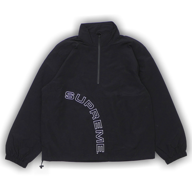 Buy Supreme Corner Arc Half Zip Pullover Black SS18J46 BLACK GOAT