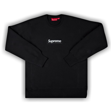 商品画像：Supreme Box Logo Crewneck Sweatshirt Black M 18 2