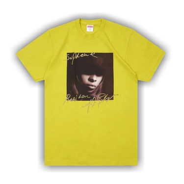 Buy Supreme Mary J. Blige Tee 'Sulfur' - FW19T23 SULFUR | GOAT