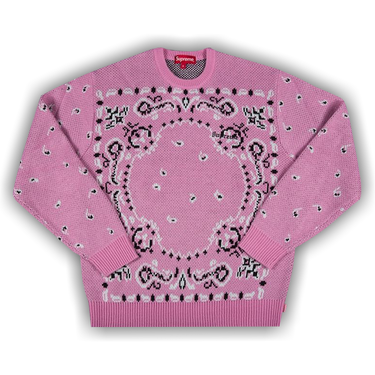 Supreme sales bandana sweater