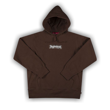 Buy Supreme Bandana Box Logo Hooded Sweatshirt 'Dark Brown' - FW19SW23 DARK  BROWN | GOAT