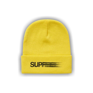 Buy Supreme Motion Logo Beanie 'Yellow' - SS20BN13 YELLOW | GOAT