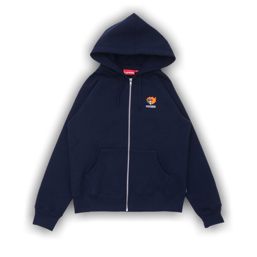 Buy Supreme Gonz Ramm Zip Up Sweatshirt 'Navy' - FW17SW23 