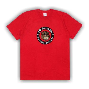 Buy Supreme Life Sucks Die Tee 'Red' - FW18T39 RED | GOAT